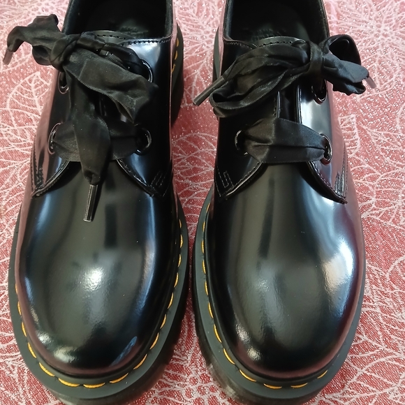 Dr Martins Womens Holly Leather Platform Octford Shoes - Picture 2 of 6